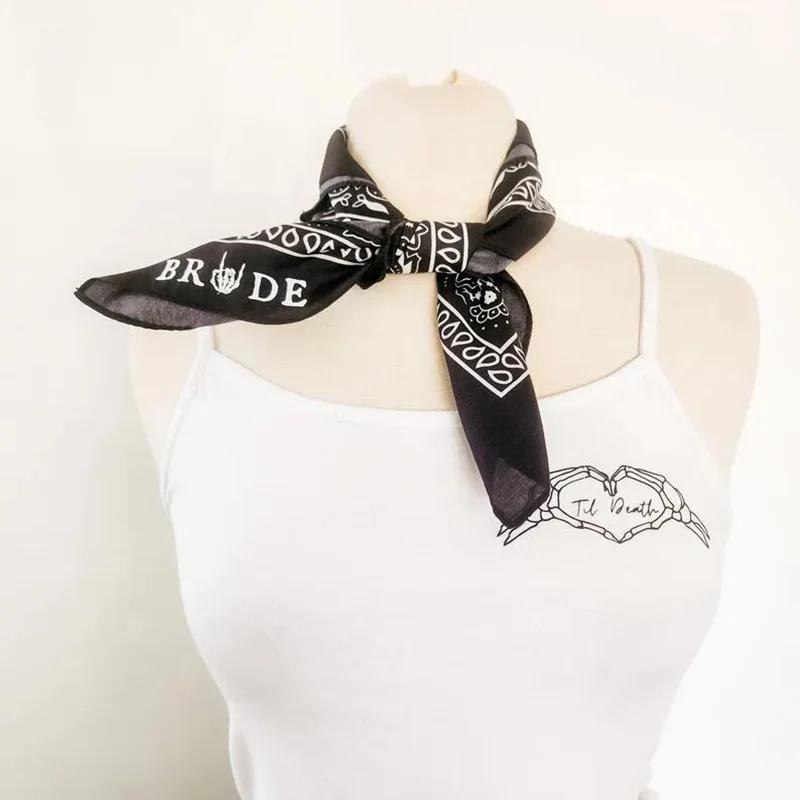 Disco Cowgirl Bandana Braut oder Stirb Bis dass der Tod uns scheidet Halloween Herbst Nashville Junggesellinnenabschied Brautparty Nash Bash Geschenk