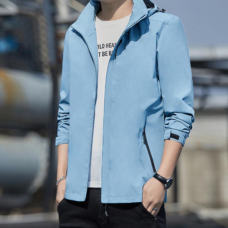 Spring New Casual Jacket Men's Spring Trend Waterproof Outdoor Jacket Men's Clothing