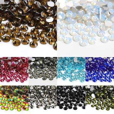 Weichen Strass Flache Unterseite Diamant Maniküre Diamant Glas Kristall Runde Diy Aufkleber Diamant Schmuck Zubehör