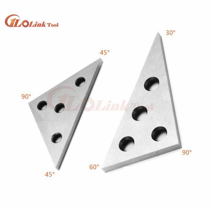 

2pcs Manganese Steel Precision Angle Gauge Block Set 45°/45°/90° and 30°/60°/90 Degree Gauge Milling Machinist Lathe Tool білий