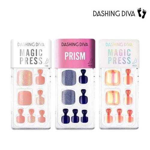 

[Desing Diva] Jelly Shining Pedicure 3-piece set - Design 1