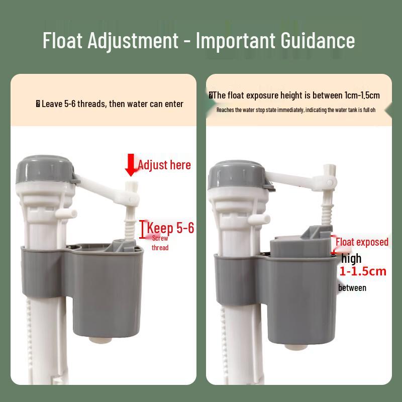Universal Toilet Tank Repair Kits & Valves