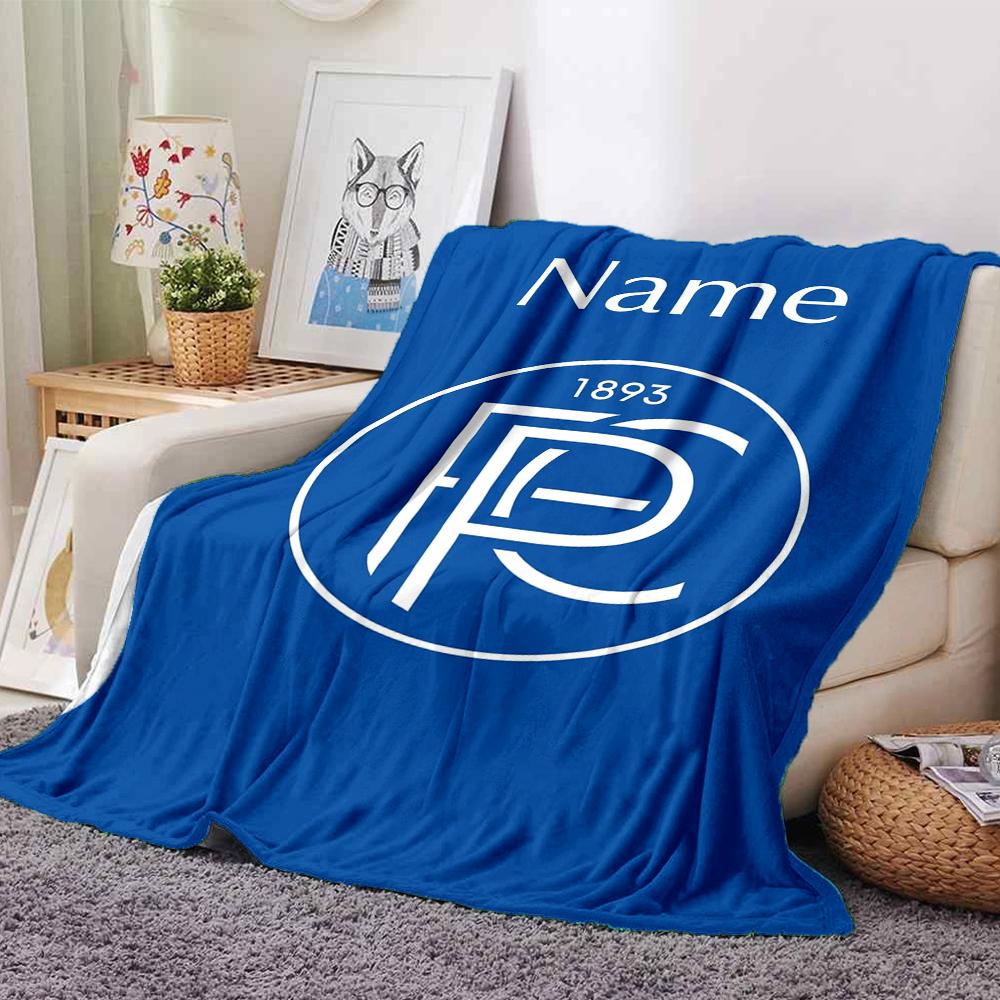 Custom Name Fc Porto Theme Printed Blanket Perfect For Couch Bed Travel Outdoor Use Machine Washable Cozy Durable