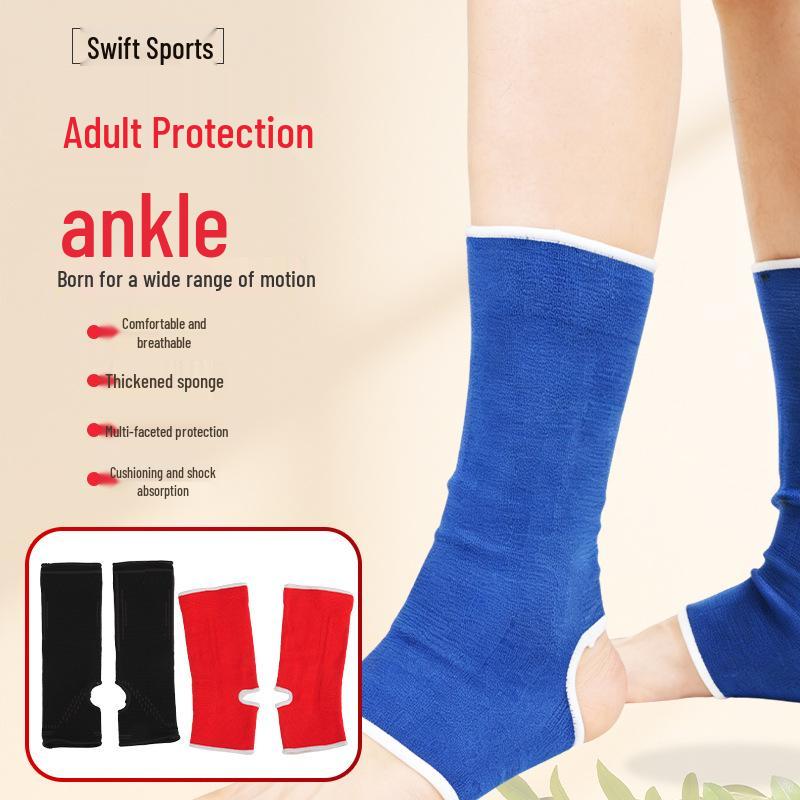 

Muay Thai Boxing Ankle Brace: Foot Protector and Combat Sock for Training Red