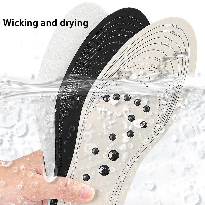 1 Pair Magnetic Therapy Massage Insole Foot Acupoint Massage Insoles Memory Foam Sole Men's Women's Leg Fatigue Relief Insole