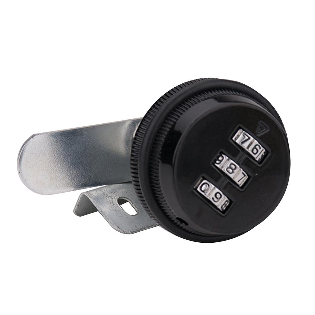 File Cabinet Password Cam Lock 3 Dial Anti Theft Zinc Alloy for Dressing Locker Drawer Letter