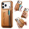 2 In 1 Detachable Strong Magnetic Silicone Wallet Cards Solt Case for iPhone 17 Pro Max 16 Plus 15 14 17 Air Wristband Cover