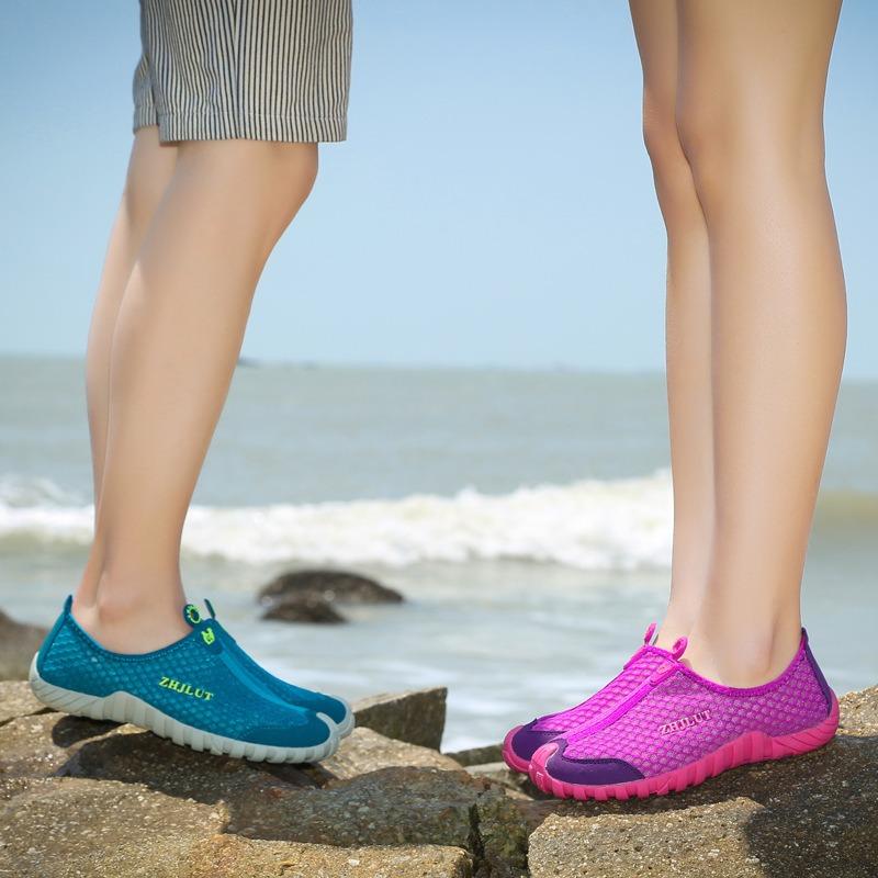 Household Net Breathable Hiking Shoes Couple Hiking Shoes Recruitment