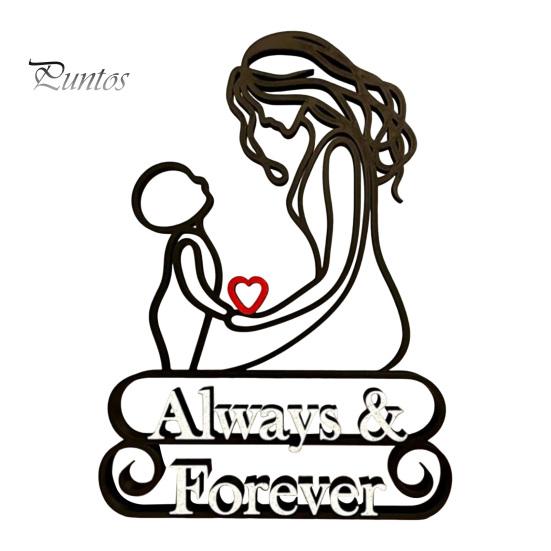 

Настольная скульптура, украшение ко Дню матери, креативная форма, украшение для связи матери и ребенка, отдельно стоящая скульптура S