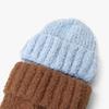 Korean Version of Women's Wool Hat Fashionable and Versatile  Big Head  Ear Protection  Cold Cold Hat  Solid Color Simple Hat