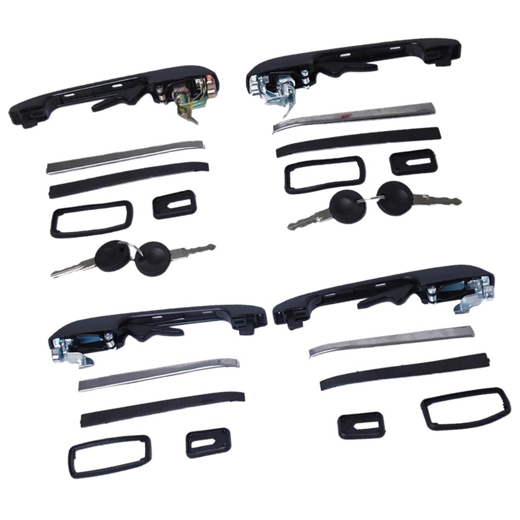4 Pieces Full Set Car Exterior Door Handle