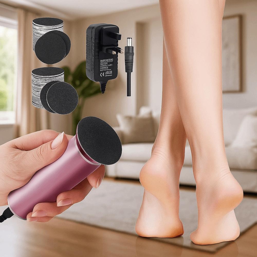 Rotatable Electric Foot File Aluminum Zinc Zinc Alloy Callus Remover Electric Pedicure Tool  Beauty