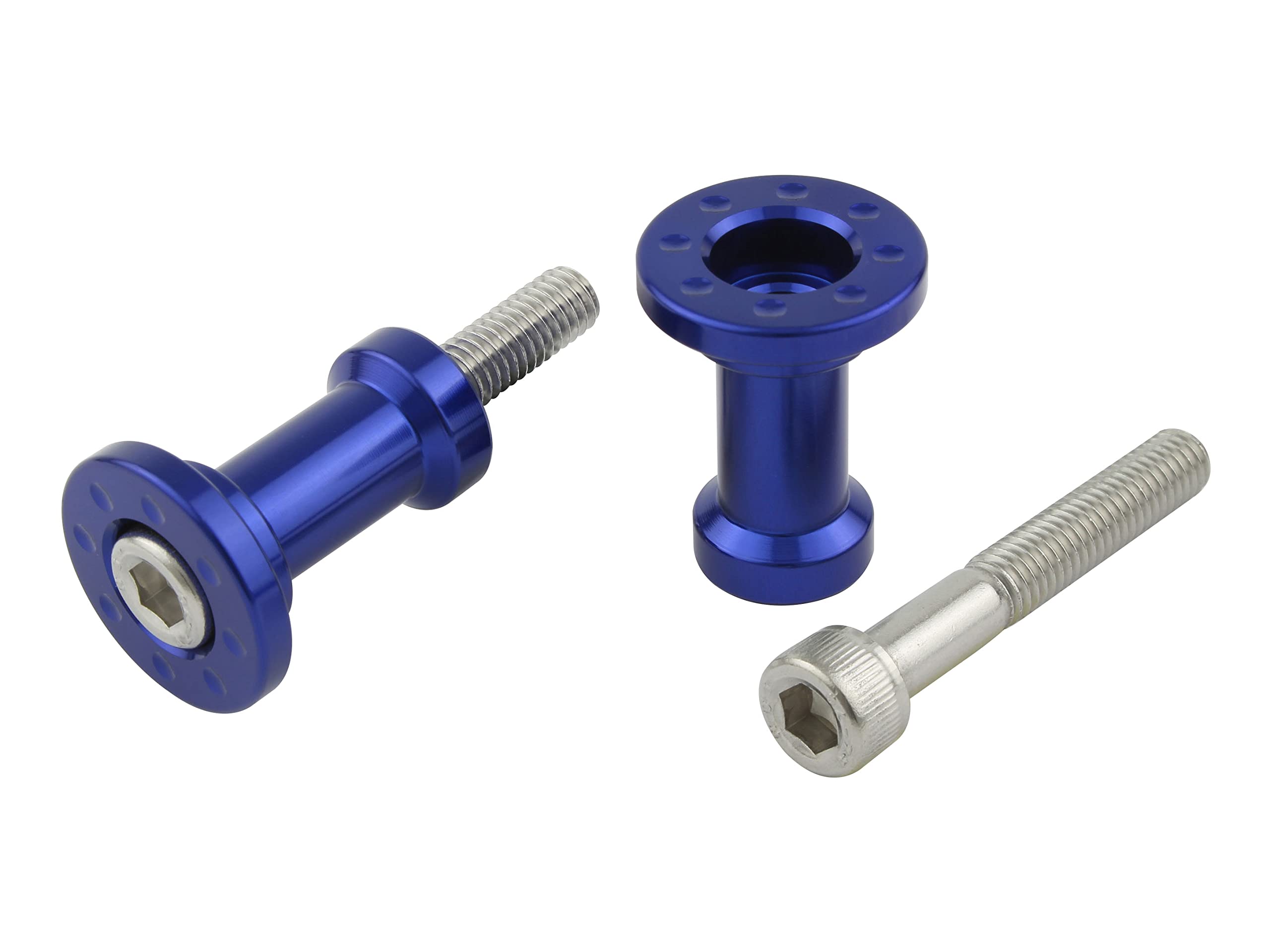 POSH FAITH Motorcycle Supplies Aluminum Touring Loading Hook M6 Long M6 синий