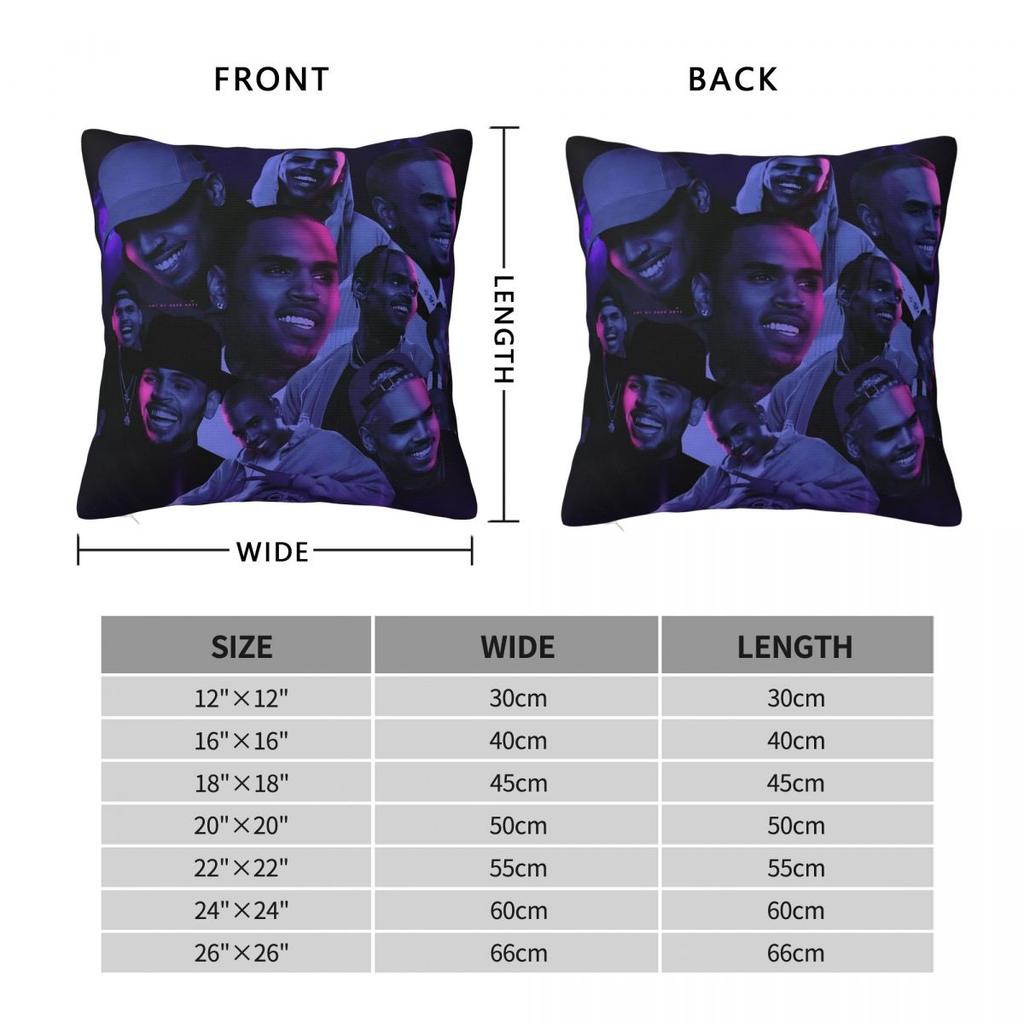 Chris Brown Breezy Bowl Xx Poster Pillow Case Funny Pillow Cover Soft Graphic Cushion Cover Pillowcases For Sofa Home Decorative