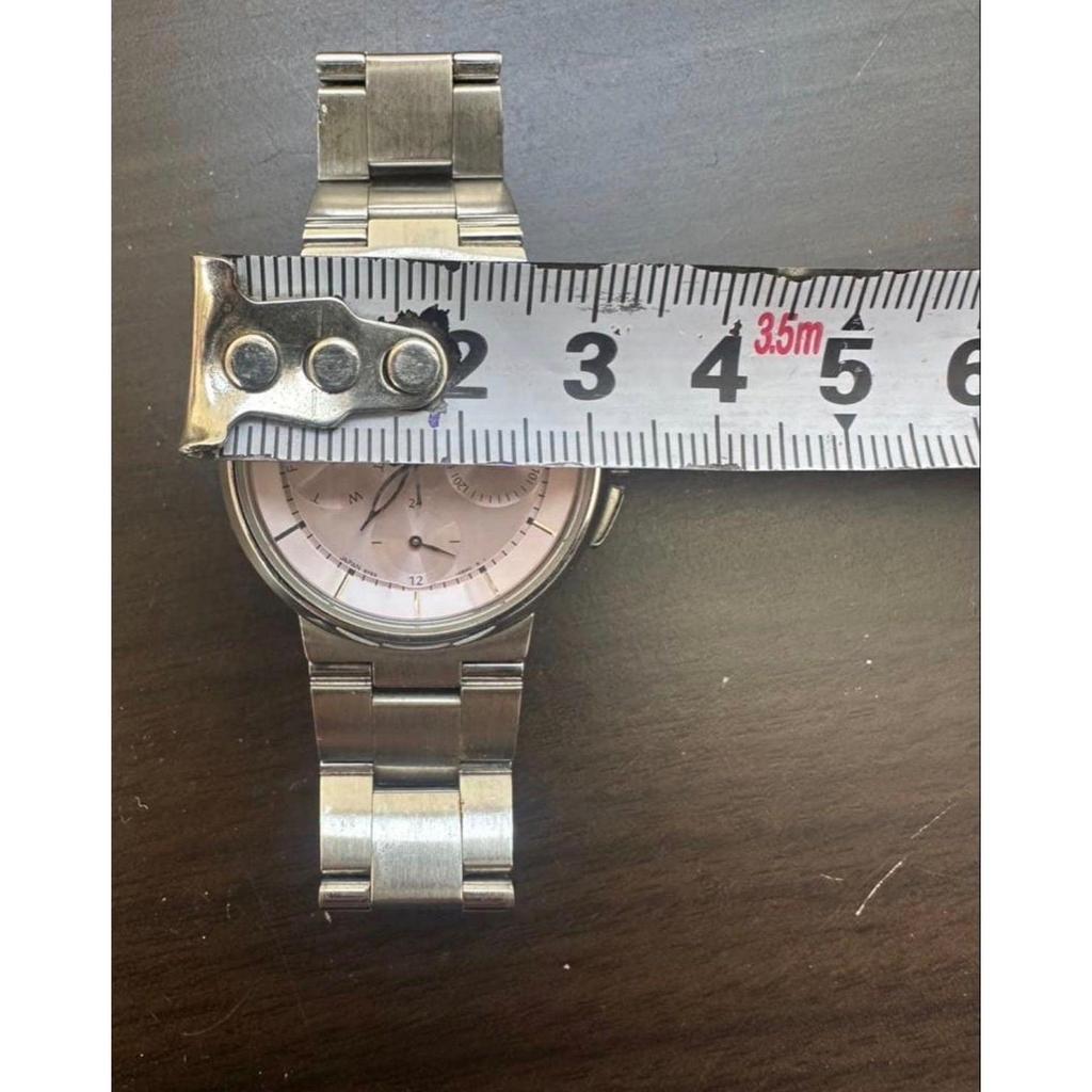 Used S512 Seiko Lukia Ladies Watch Baby Pink Silver