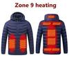 USB-Powered Heated Winter Coat: Smart 11-Zone Temperature Control for Men and Women
