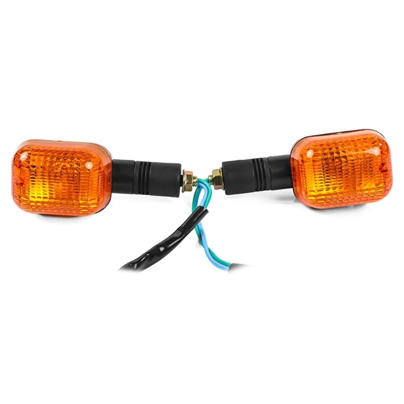 1 Pair Front/Rear Turn Signal Indicator Light Motorcycle LED Blinker Lamp for QS110-2 Turn Signal Indicator Waterproof