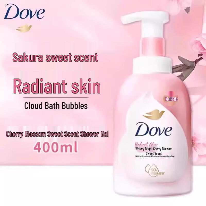 Dove Пена для душа «Цветущая вишня» со сладким ароматом