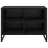 Shoe Cabinet Black Oak Effect 60 x 35 x 44 cm Particleboard