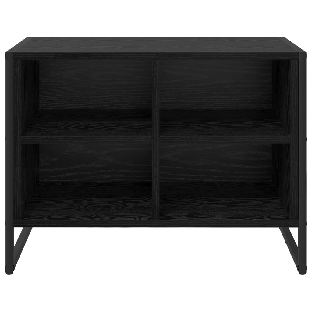 Shoe Cabinet Black Oak Effect 60 x 35 x 44 cm Particleboard