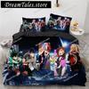 Exquisite 3D New Anime My Hero Academy Wallpaper Print Bedding Set Duvet Cover Comforter Bed Youth Kids Girls Boys Gift