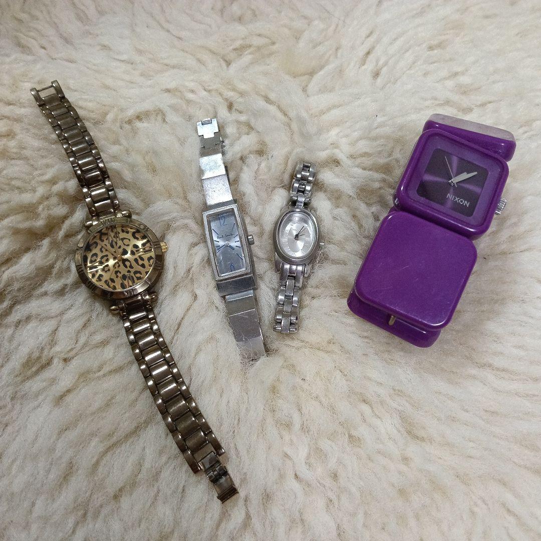 Used NIXON watches and other women s 4-piece set