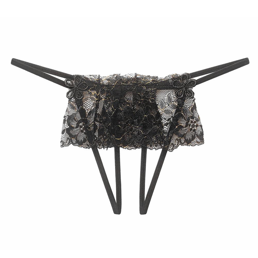 Extra Show Ass * Sexy Panties Muse Vacuum Seduction Open Crotch Free Lace Low Waist Perspective Thong Sexy
