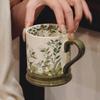 Ins Hochwertige Jasmin Keramiktasse Mädchen Zuhause Kaffeetasse Nachmittagstasse Exquisites Souvenir