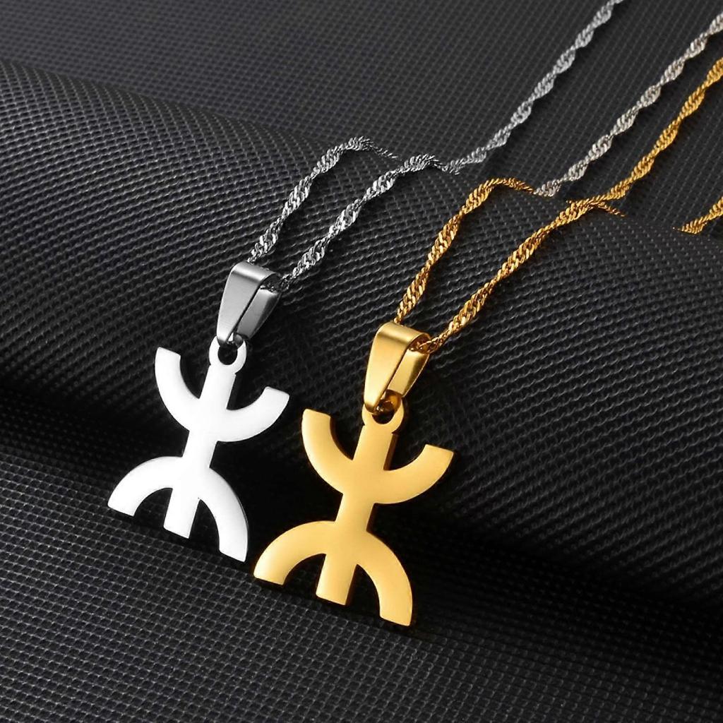 Afrikanischer Berber Symbol Anhänger Halskette Afrikanischer Berber Stil Schmuck