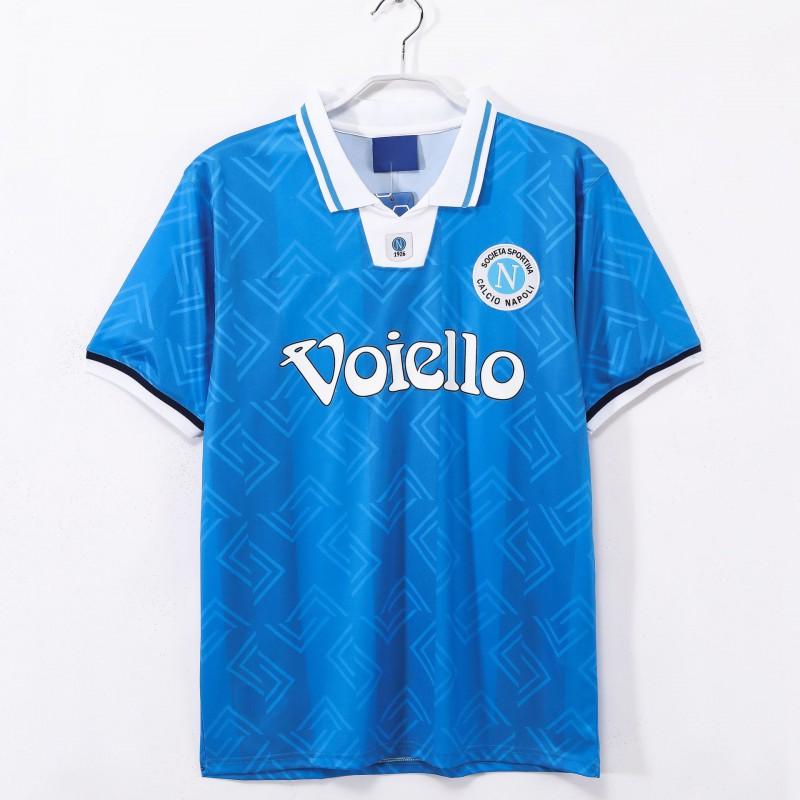 Retro Neapoles kluba futbola krekls ar