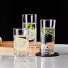 Multiple Capacity Glass Cups Juice Beverage Cups Transparent Simple Style Cocktail Glass Heat-resistant Water Bottle Wine Glass