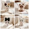 New Anime Big Eyes Kitten Plush Toys Soft Fluffy Cartoon Sitting Pose Pet Cat Doll Cute Office Desktop Decor Kids Birthday Gift