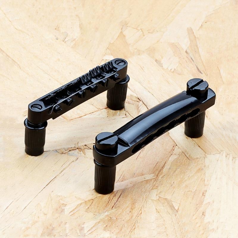 12 String Electric Guitar Bridge Roller Saddle Bridge Tailpiece Easy Install
