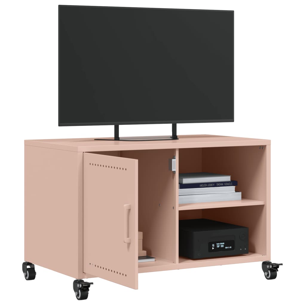 Mobile TV Rosa 68 x 39 x 43,5 cm Acciaio