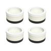 Furniture Lifts 4 Pack, Bed Leg Lifts with Recessed Grip Cup for Under Bed Cleaning and Common Home Furniture Use
