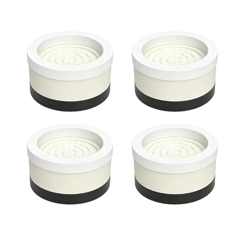Furniture Lifts 4 Pack, Bed Leg Lifts with Recessed Grip Cup for Under Bed Cleaning and Common Home Furniture Use