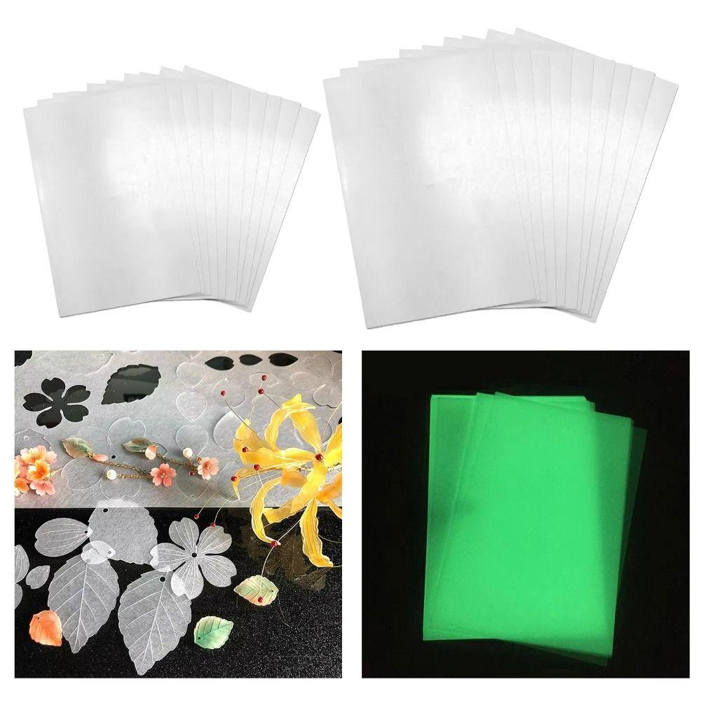 3/5/10Pcs Shrink Plastic Sheets DIY Fun Thermal Shrink Film Translucent Shrink Art Film Paper Handmade Supplies Making Deco