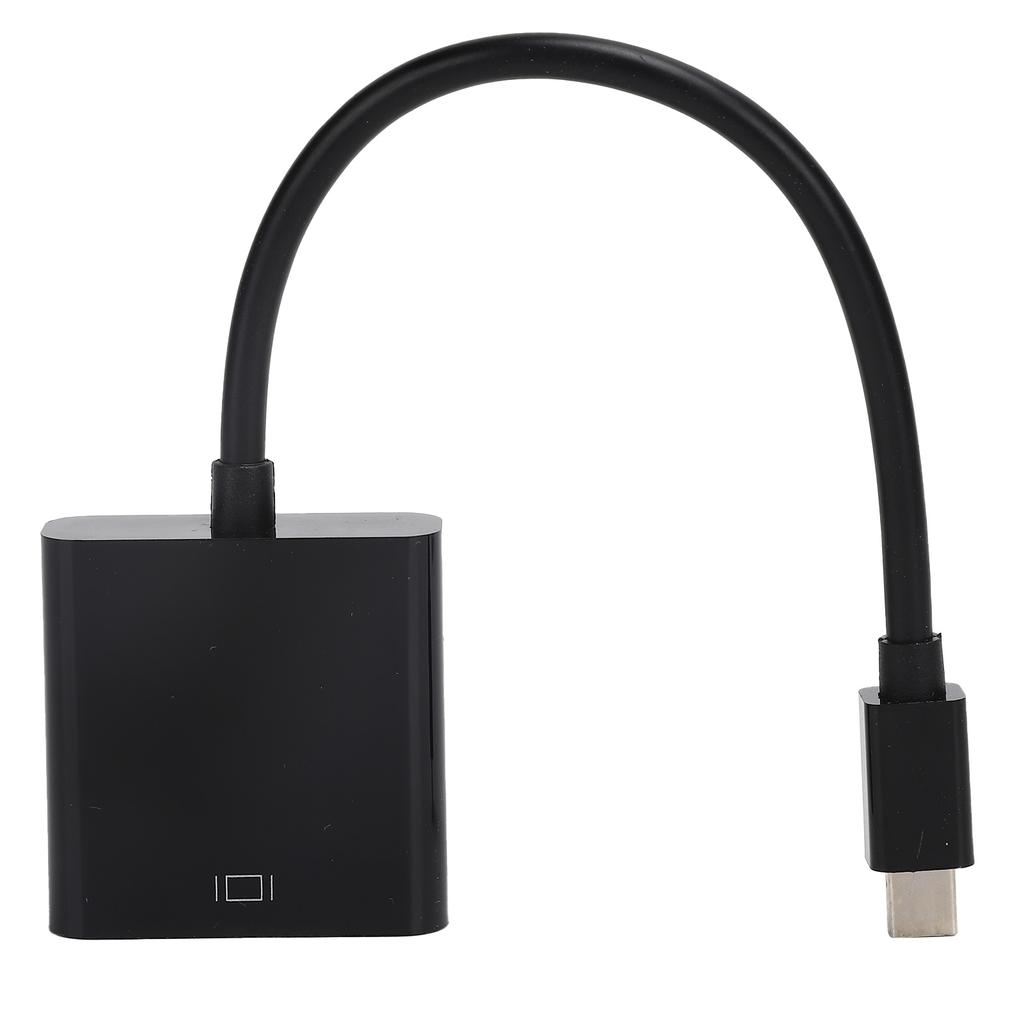 Adaptador Mini DP para VGA Macho para Fêmea Conversor de Recebimento de Fonte de Sinal DisplayPort