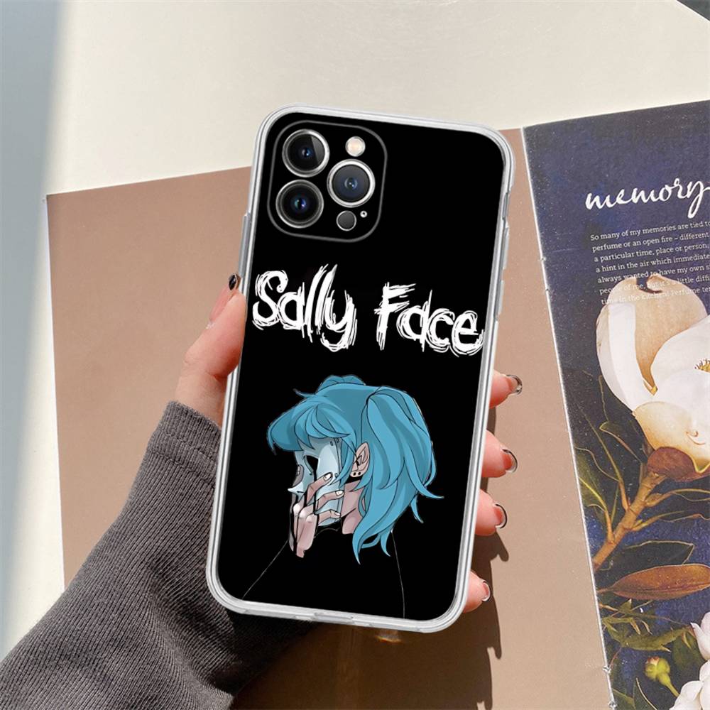 Horror S-Sally F-Face Suspense Game Phone Case For IPhone 17 16 15 14 13 12 11 Pro Max Plus Soft Cover Personalized DIY