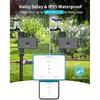 WiFi Sprinkler Timer, WiFi Water Timer for Garden, Smart Hose Timer with WiFi Hub Support 2.4GHz, App/Voice Control Work with Alexa & Google