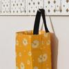 1pc Plastic Bag Storage Box, Foldable Garbage Bag Hanging Storage Bag Garbage Bin Rack Organizer, Household Food Bag Storage Box