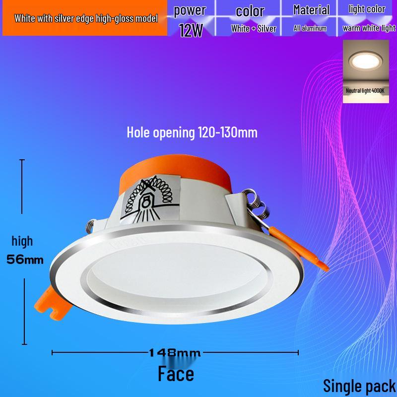 Foshan Recessed Ceiling Light: Living Room Downlight/Spotlight for Aisles and False Ceilings.