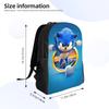 Sonices the H-Hedgehogs Backpack  Kawaii Backpacks Male College Soft High School Bags Designer Rucksack
