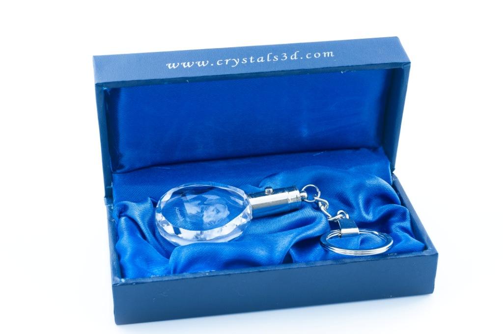 Azawakh, Tuareg Sloughi - Pendant with a Photo of a Dog, Crystal Key Ring In a Gift Box, a Unique Gift by Art-Dog