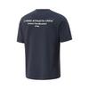 Li-Ning Fitness Series Casual Simple Comfortable Versatile Short Sleeve T-Shirt Men Tops Navy-Blue ATSV269-1