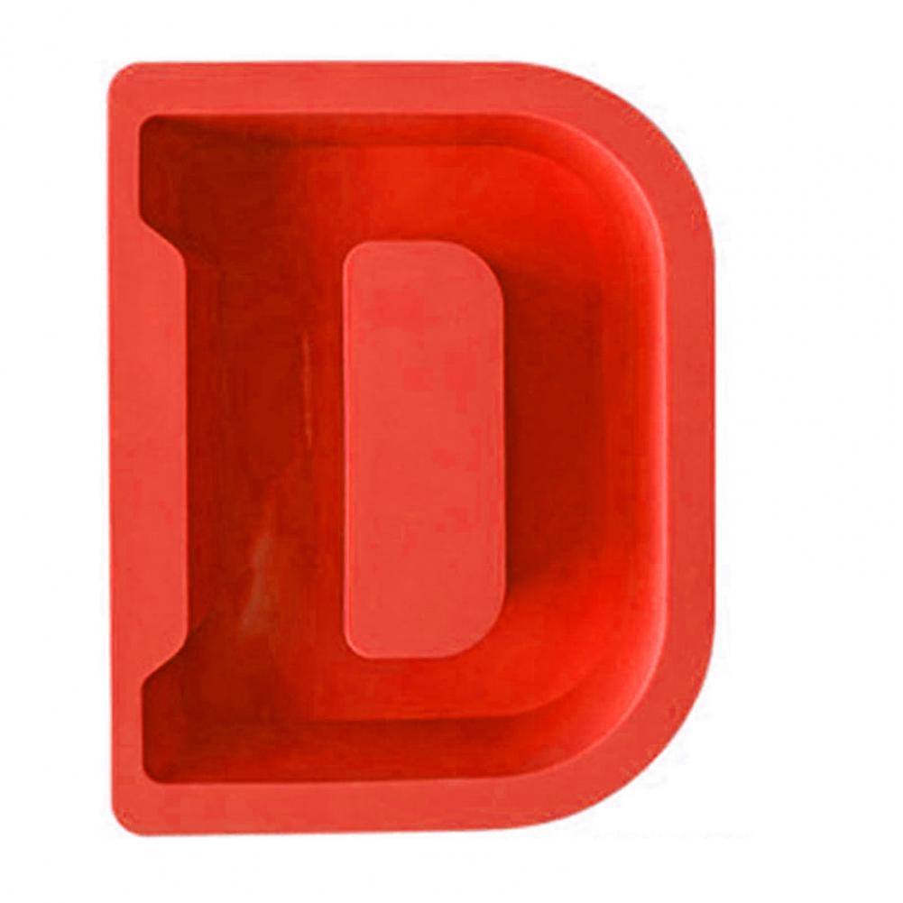 Epoxy Mold Reusable Anti-deformed Easy Demoulding Non-stick Flexible DIY Irregular Form Capital Letter Candle Stencil For Party