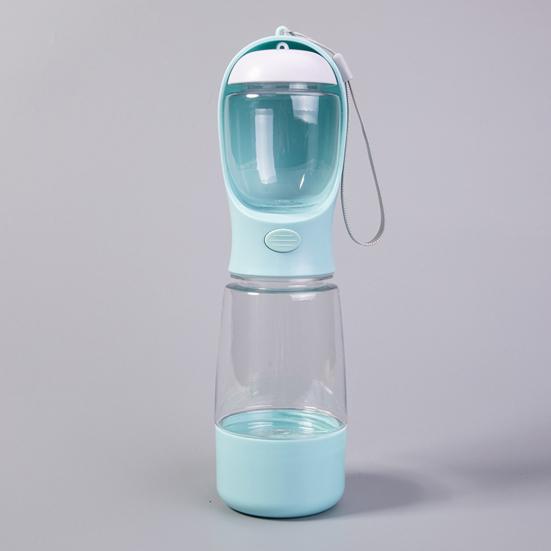 Dog Water Bottle with Food Container And Poop Bag Dispenser 3-in-1 Leak-Proof Portable Pet Water Dispenser for Walking Hiking Travel