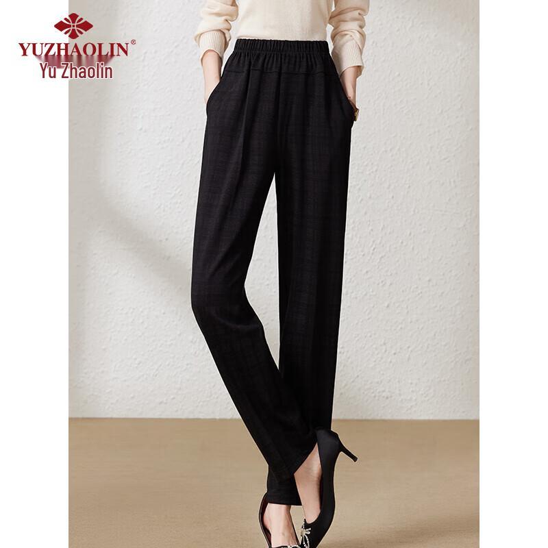 Yuzhaolin Women's Middle-Aged & Elderly Casual Straight-Leg Pants