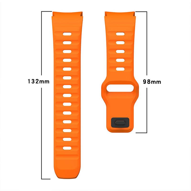 Official Wave Strap+Case For Samsung Watch 6 5 4 40mm 44mm 4/6 Classic 42 43mm 46 47mm No Gap Silicone Bracelet Watch 5 Pro 45mm