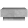 LED Coffee Table Concrete Grey 70 x 50 x 30 cm Particleboard